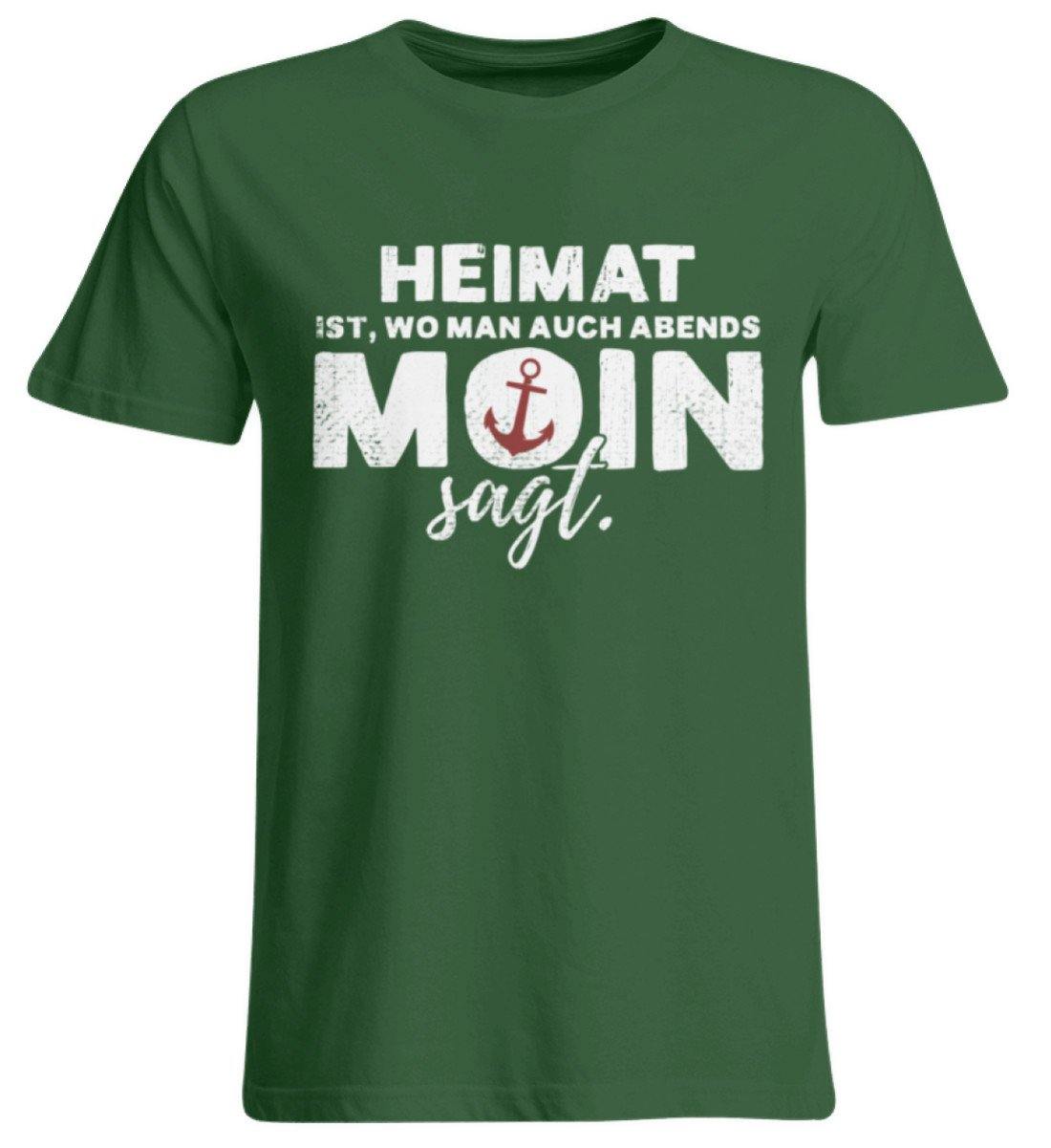 Abends Moin sagt - Norddeutsch  - Übergrößenshirt