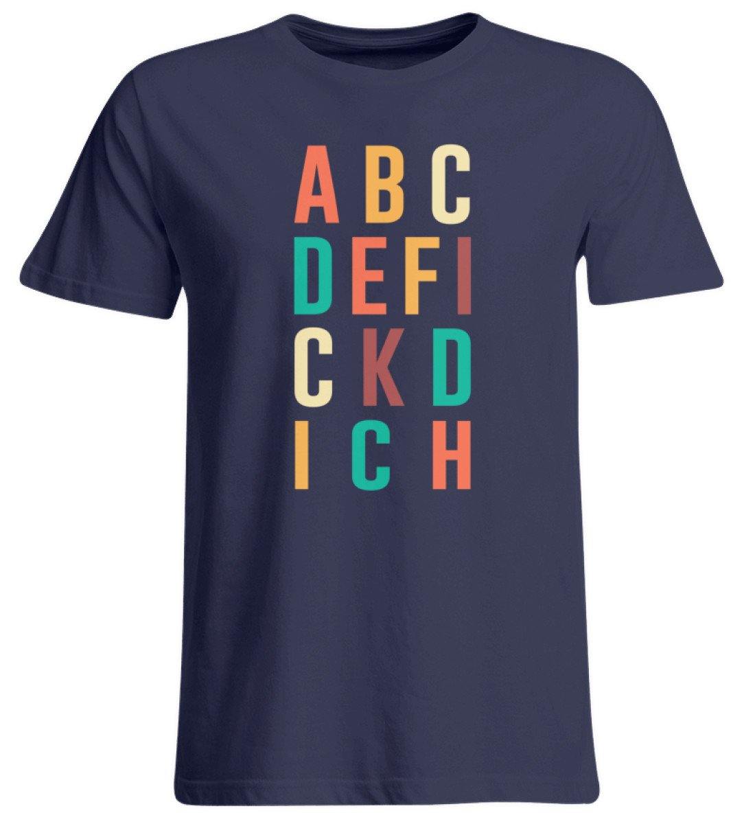 ABCDEFICKDICH - Words on Shirts  - Übergrößenshirt