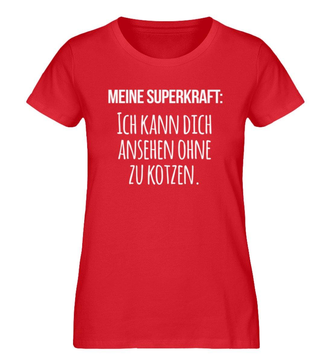 Meine Superkraft: ohne zu kotzen  - Damen Premium Organic Shirt