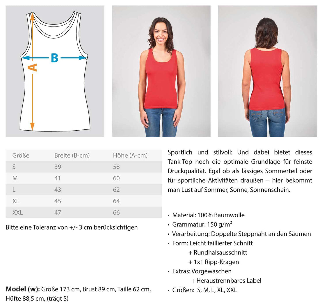 I love nix - Words on Shirts  - Frauen Tanktop