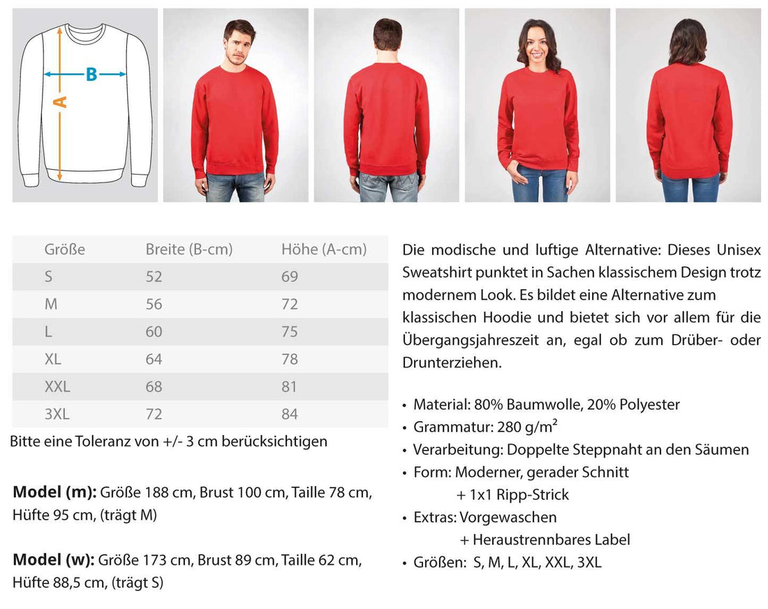 Färbt sich schwarz - Besoffen  - Unisex Pullover