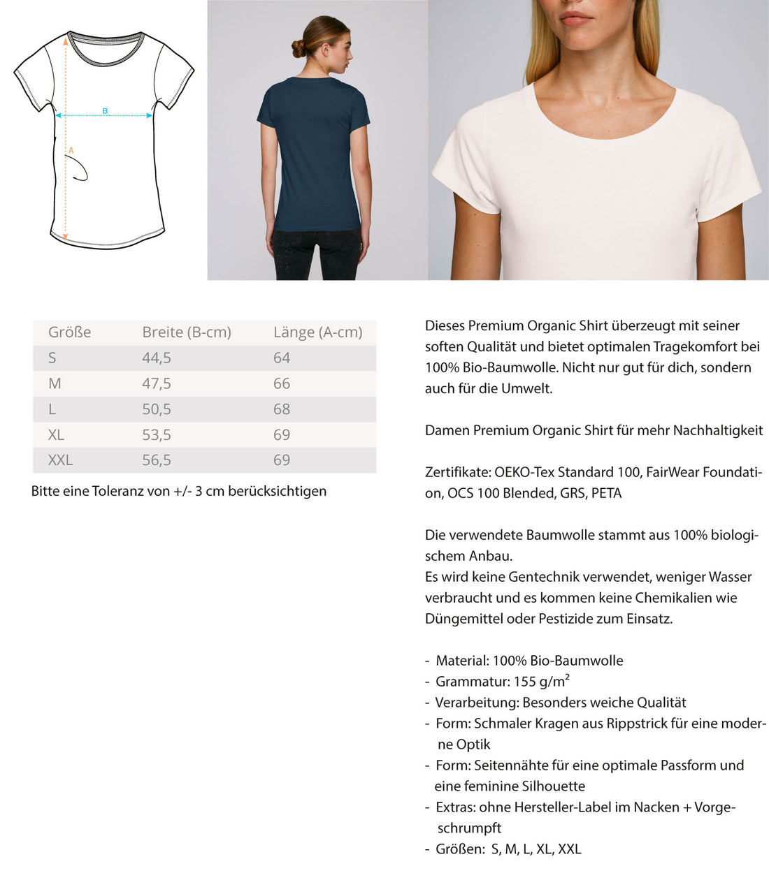 Ich bin mit mir im Einklang, ihr Ficker.  - Damen Premium Organic Shirt