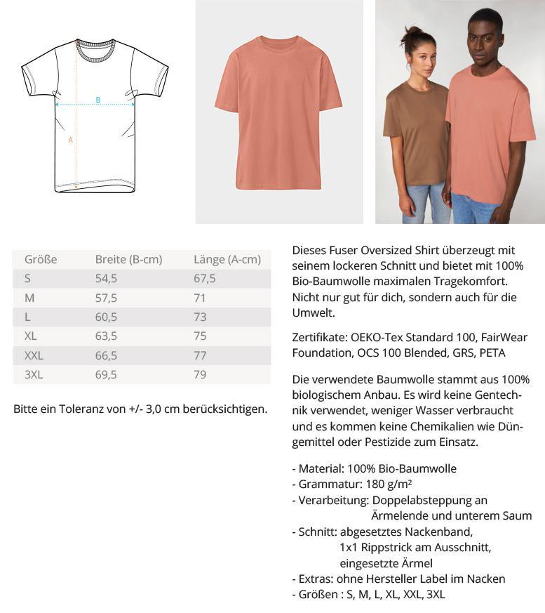 R. Satzmann - Trikot  - Organic Oversized Shirt ST/ST