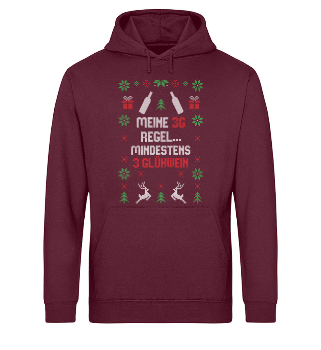 3G Regel - Mindestens 3 Glühwein  - Unisex Organic Hoodie