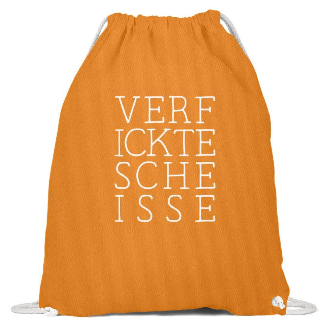 Verf ickte sche isse - Words on Shirts  - Baumwoll Gymsac - Words on Shirts Sag es mit dem Mittelfinger Shirts Hoodies Sweatshirt Taschen Gymsack Spruch Sprüche Statement