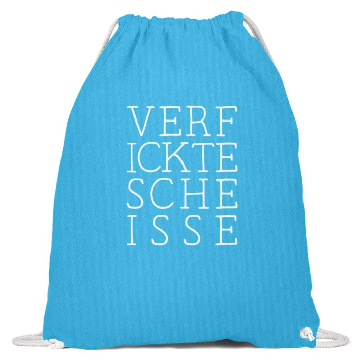 Verf ickte sche isse - Words on Shirts  - Baumwoll Gymsac - Words on Shirts Sag es mit dem Mittelfinger Shirts Hoodies Sweatshirt Taschen Gymsack Spruch Sprüche Statement