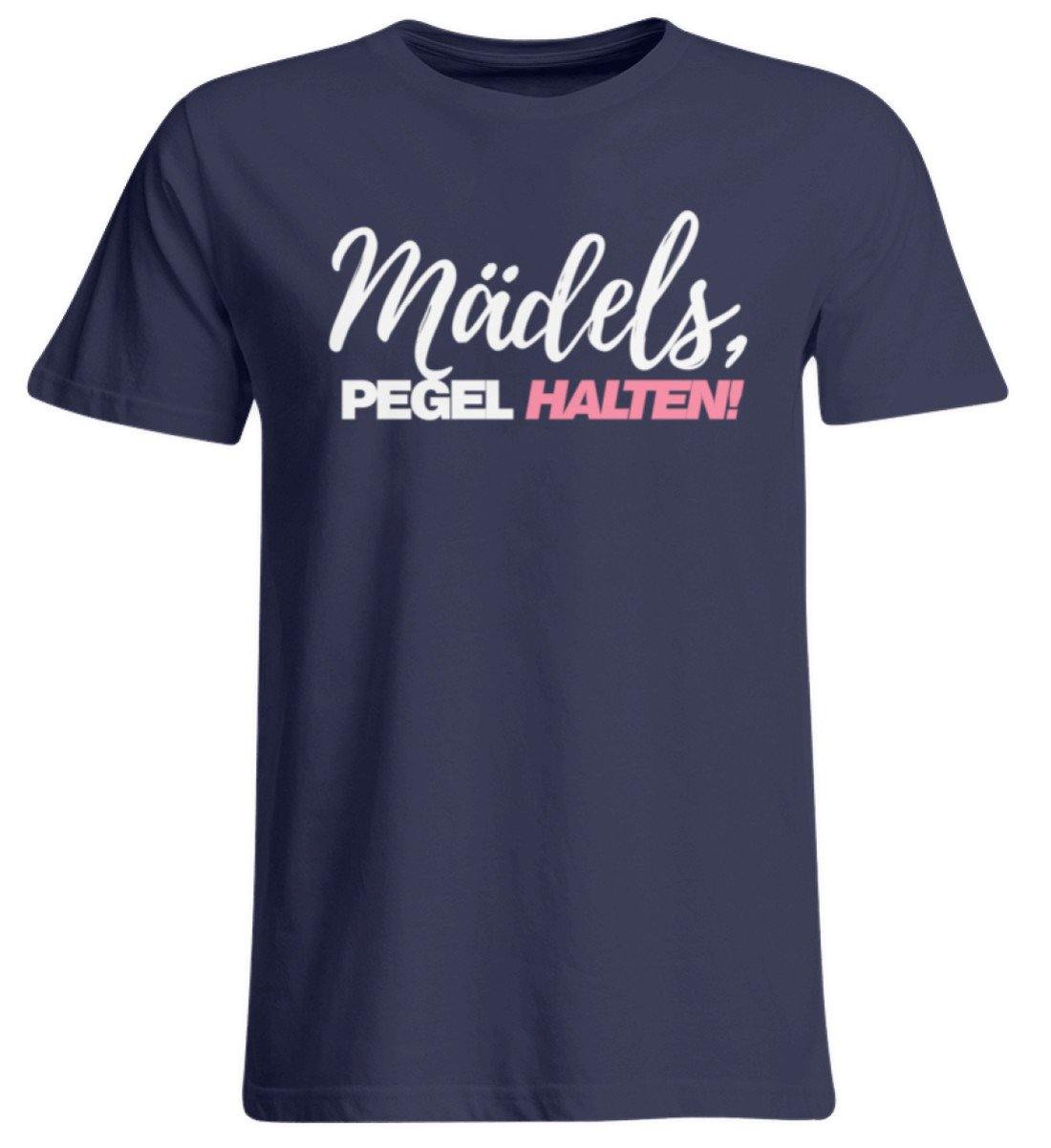 Mädels, Pegel halten - Words on Shirts 2  - Übergrößenshirt