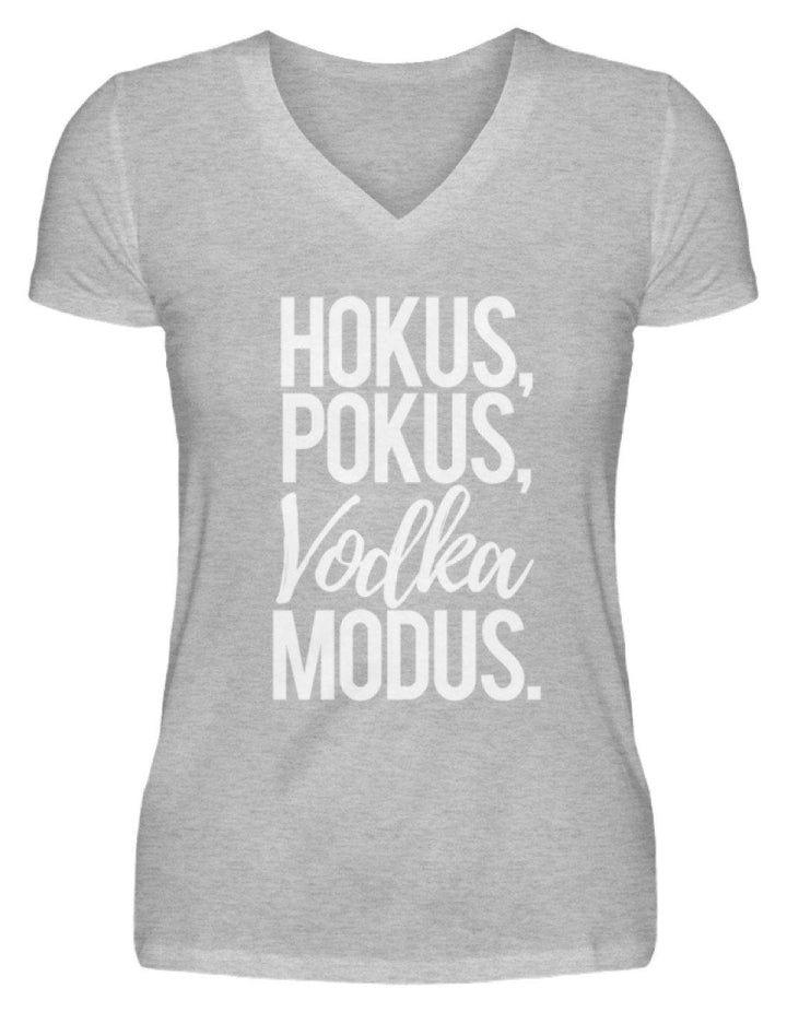 Hokus, Pokus, Vodka Modus  - V-Neck Damenshirt - Words on Shirts