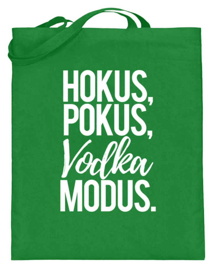 Hokus, Pokus, Vodka Modus  - Jutebeutel (mit langen Henkeln) - Words on Shirts