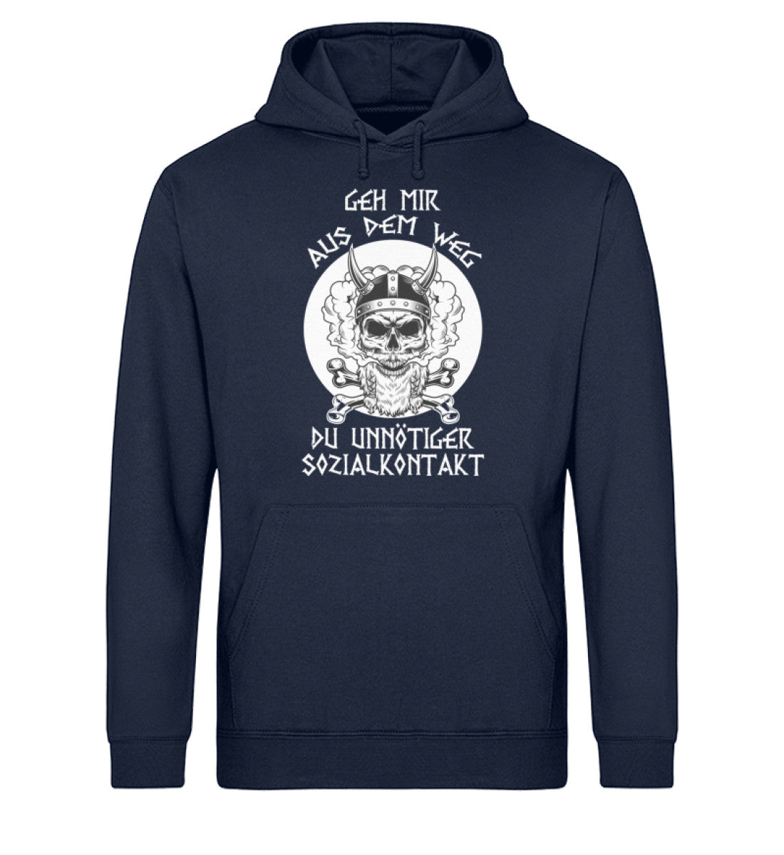 Aus dem Weg - Unnötiger Sozialkontakt  - Unisex Organic Hoodie