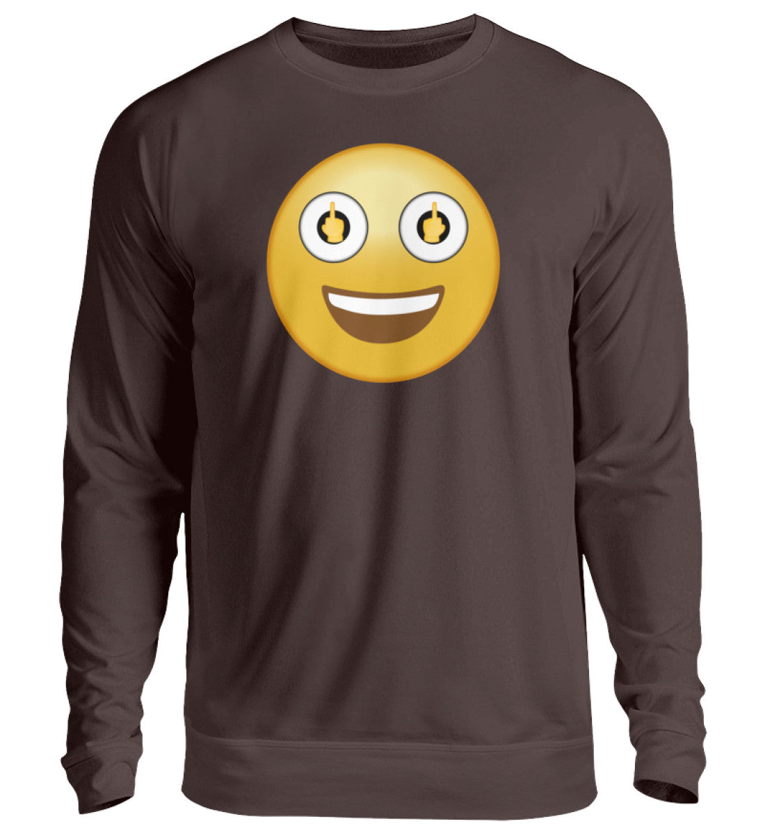 Smiley - Mittelfinger - 1  - Unisex Pullover