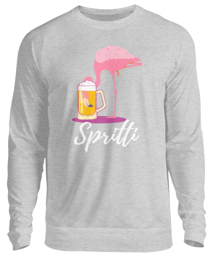 Flamingo Spritti - Words on Shirt  - Unisex Pullover - Words on Shirts Sag es mit dem Mittelfinger Shirts Hoodies Sweatshirt Taschen Gymsack Spruch Sprüche Statement