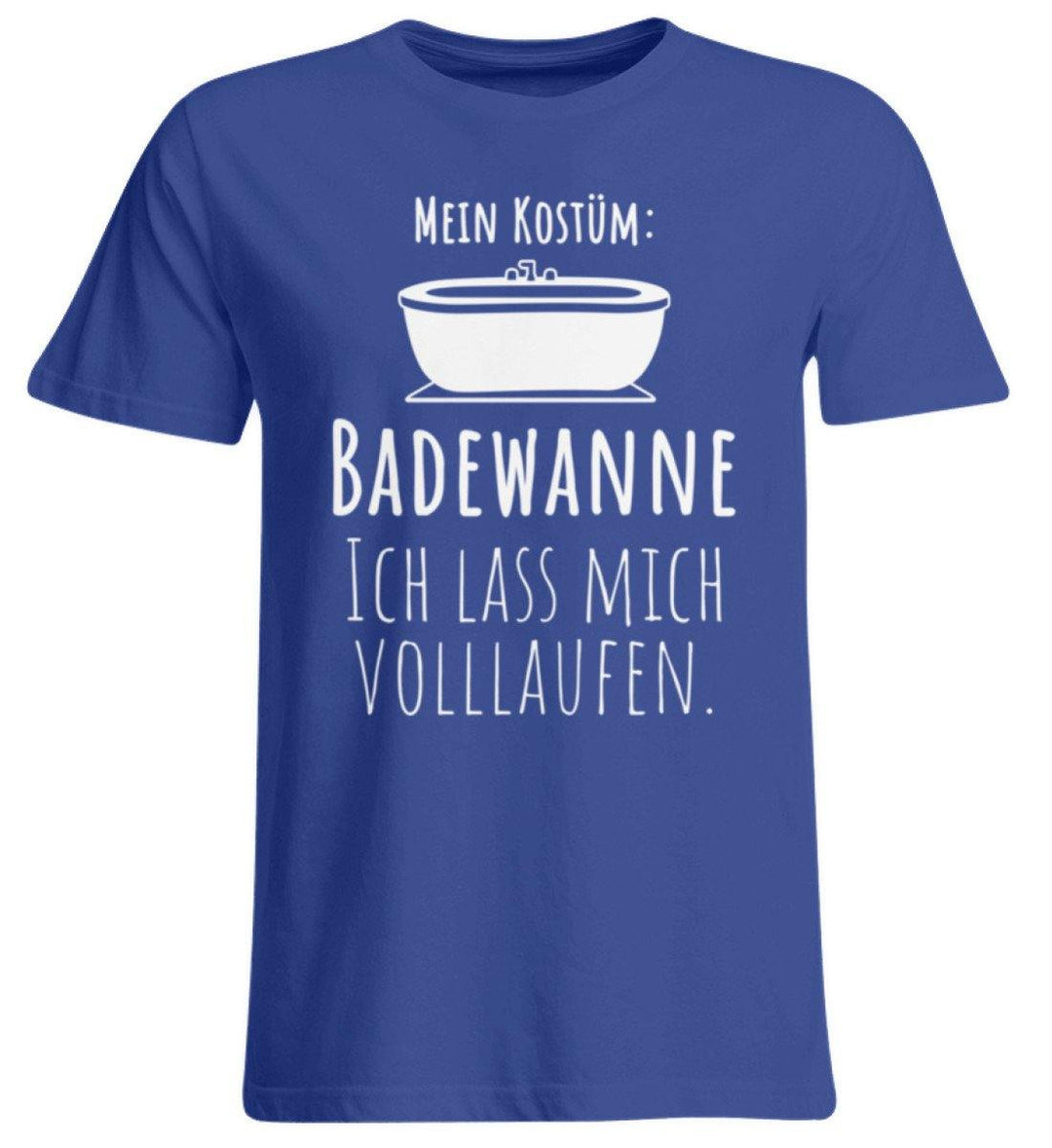 Kostüm Badewanne - Words on Shirts  - Übergrößenshirt - Karneval,  Fasching & Fastnacht - Words on Shirts Sag es mit dem Mittelfinger Shirts Hoodies Sweatshirt Taschen Gymsack Spruch Sprüche Statement