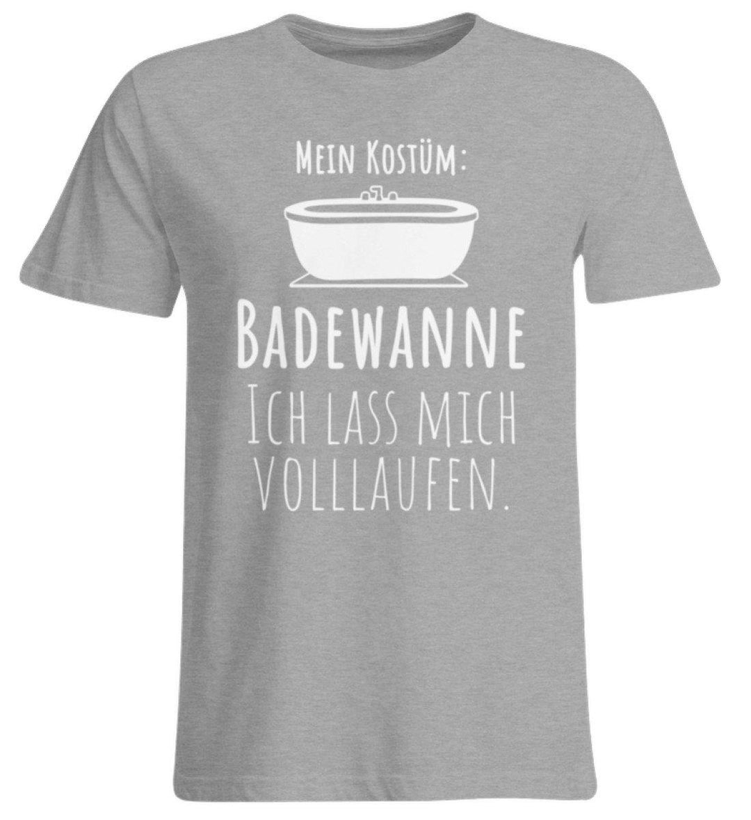 Kostüm Badewanne - Words on Shirts  - Übergrößenshirt - Karneval,  Fasching & Fastnacht - Words on Shirts Sag es mit dem Mittelfinger Shirts Hoodies Sweatshirt Taschen Gymsack Spruch Sprüche Statement