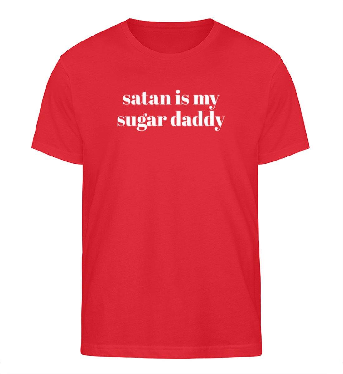 Satan is my sugar daddy  - Herren Organic Shirt