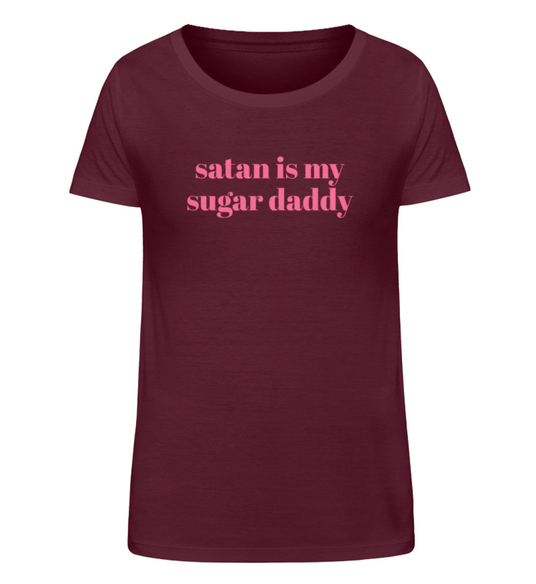 Satan is my sugar daddy  - Damen Organic Shirt