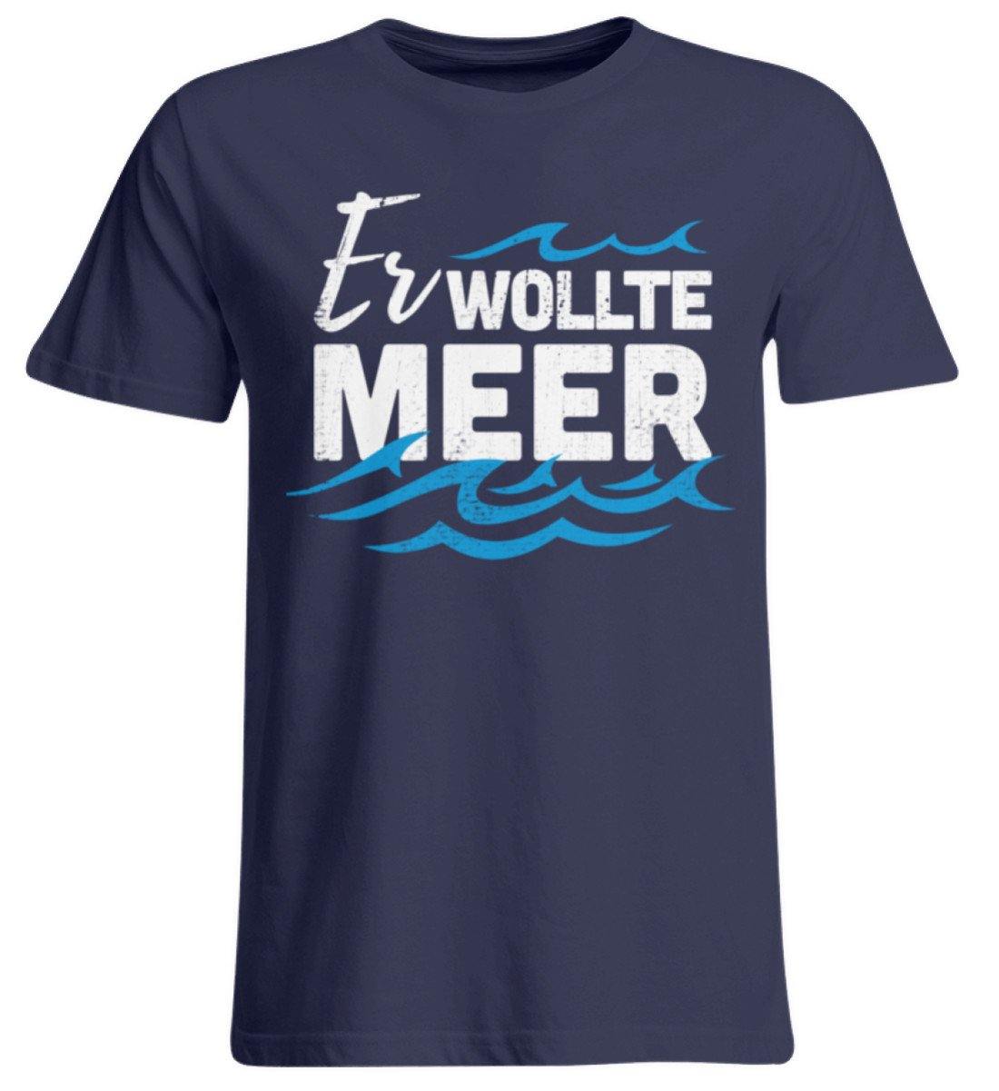 Er wollte Meer - Norddeutsch  - Übergrößenshirt