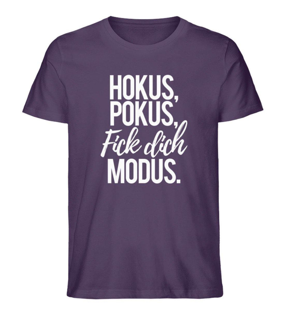 Fick dich Modus -  Words on Shirts - PR  - Herren Premium Organic Shirt - Words on Shirts Sag es mit dem Mittelfinger Shirts Hoodies Sweatshirt Taschen Gymsack Spruch Sprüche Statement