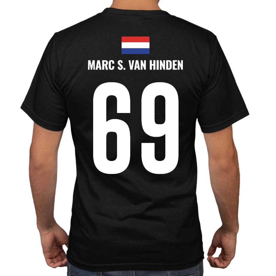 NIEDERLANDE SAUF TRIKOT SHIRT | MIT DEINER NUMMER | WITZIGE NAMEN | PARTY T-SHIRT INDIVIDUALISIERBAR/PERSONALISIERBAR - SH