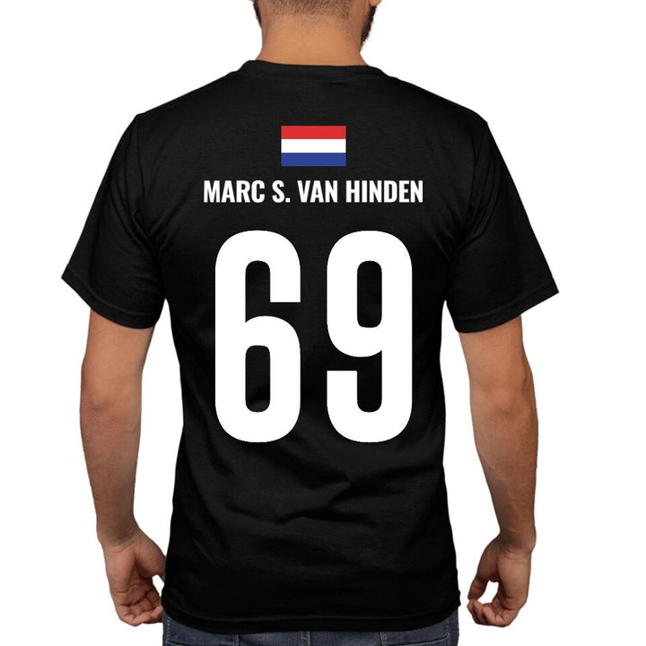 NIEDERLANDE SAUF TRIKOT SHIRT | MIT DEINER NUMMER | WITZIGE NAMEN | PARTY T-SHIRT INDIVIDUALISIERBAR/PERSONALISIERBAR - SH