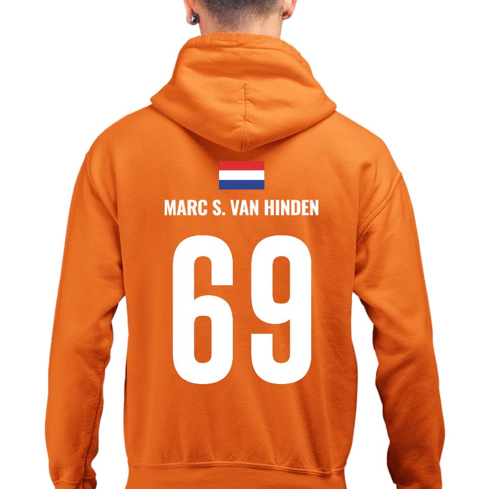 NIEDERLANDE SAUF TRIKOT SHIRT | MIT DEINER NUMMER | WITZIGE NAMEN | PARTY T-SHIRT INDIVIDUALISIERBAR/PERSONALISIERBAR - SH