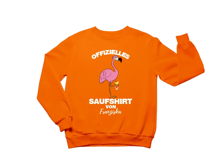 OFFIZIELLES SAUFSHIRT VON... | FLAMINGO SHIRT MIT DEINEM NAMEN | MALLE PARTY T-SHIRT INDIVIDUALISIERBAR/PERSONALISIERBAR - MALLORCA SHIRT