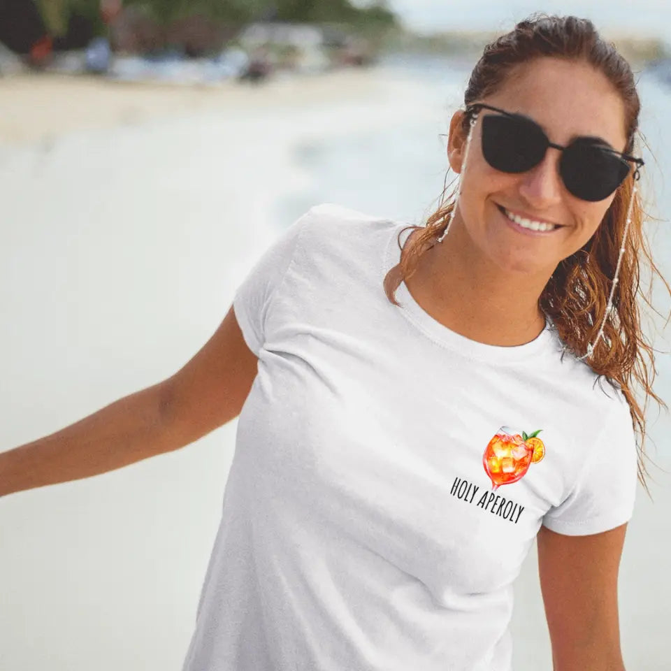 Holy Aperoly - Aperol - T-Shirt - Damen & Herren - Words on Shirts