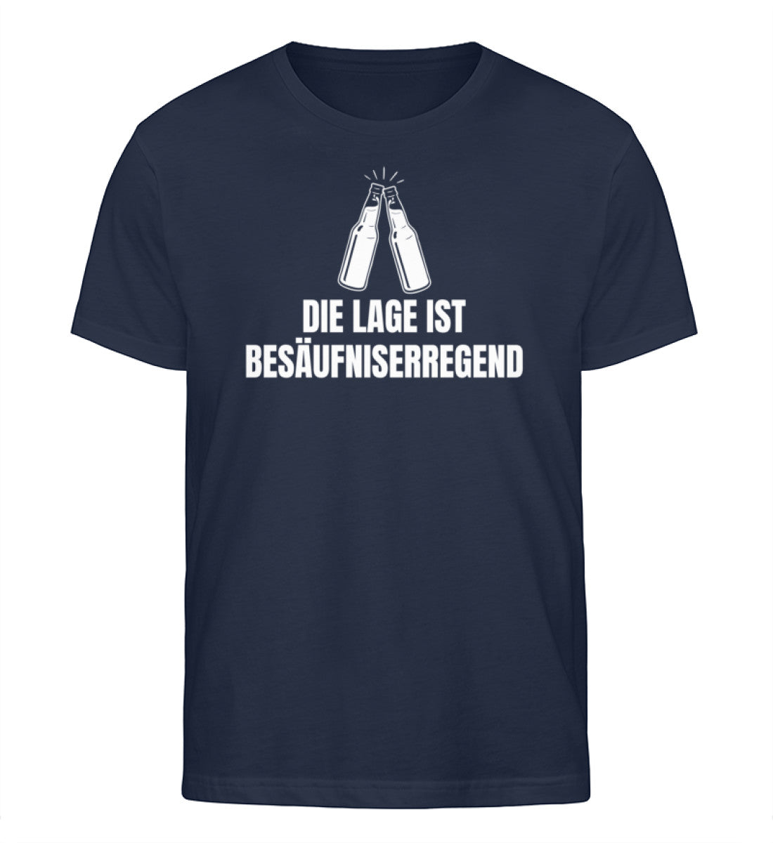 Die Lage ist besäufniserregend  - Herren Organic Shirt