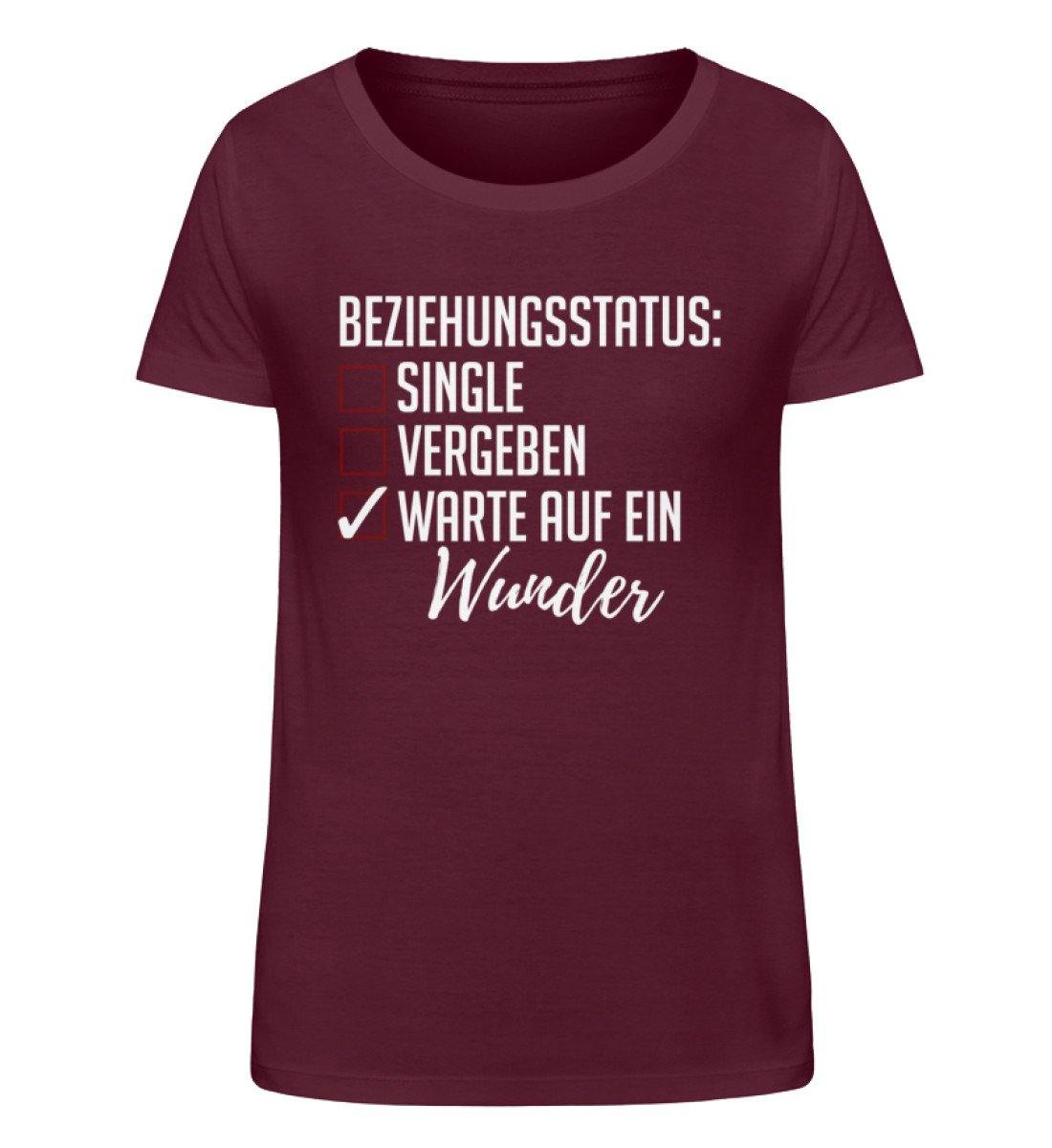 Beziehungsstatus - Warte auf ein Wunder  - Damen Organic Shirt