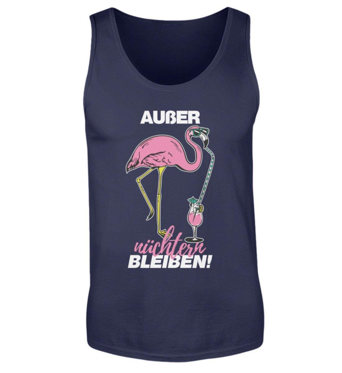 Flamingo - Außer nüchtern bleiben  - Herren Tanktop