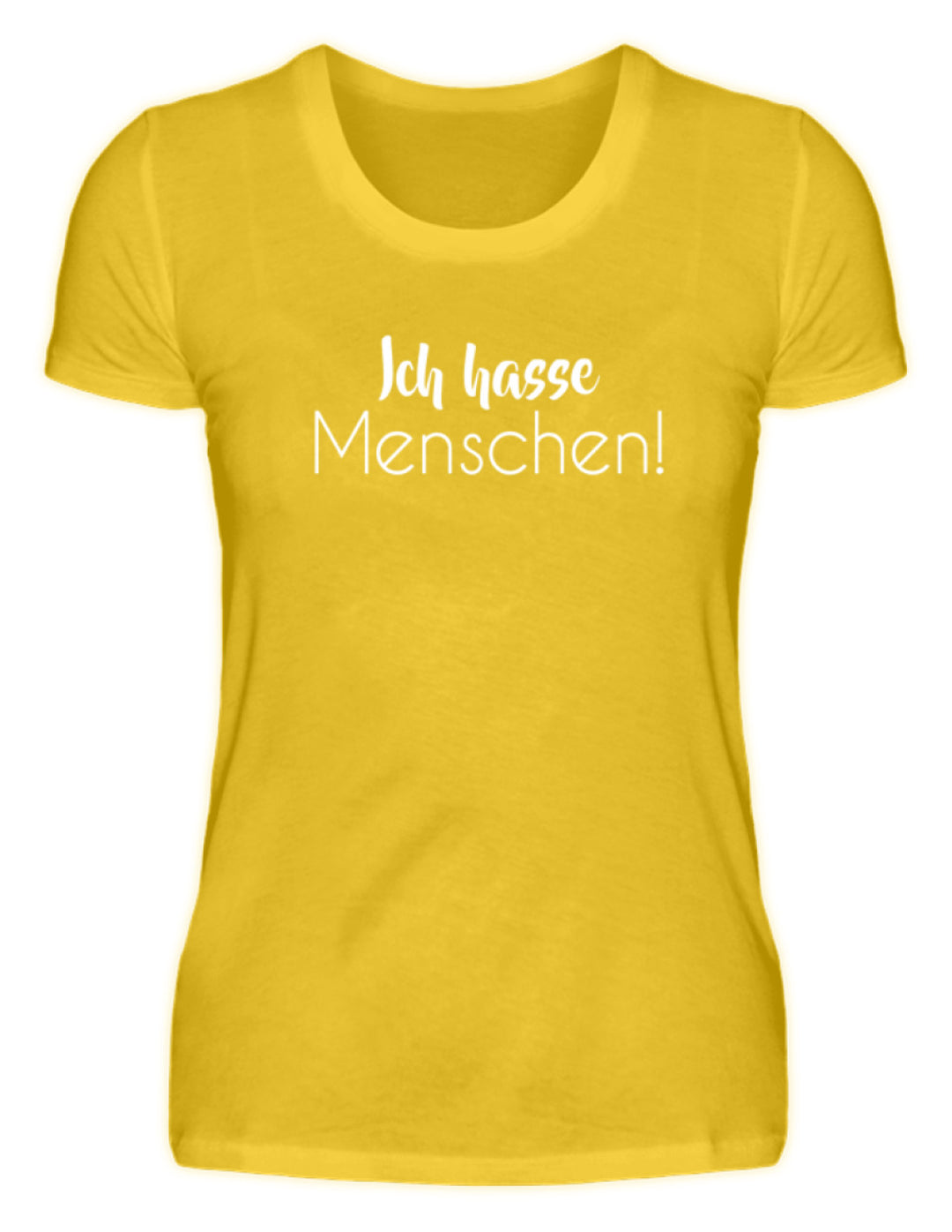Ich hasse Menschen - Girls only  - Damenshirt - Words on Shirts