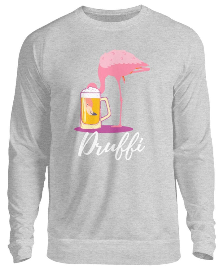 Flamingo Druffi - Words on Shirt  - Unisex Pullover - Words on Shirts Sag es mit dem Mittelfinger Shirts Hoodies Sweatshirt Taschen Gymsack Spruch Sprüche Statement
