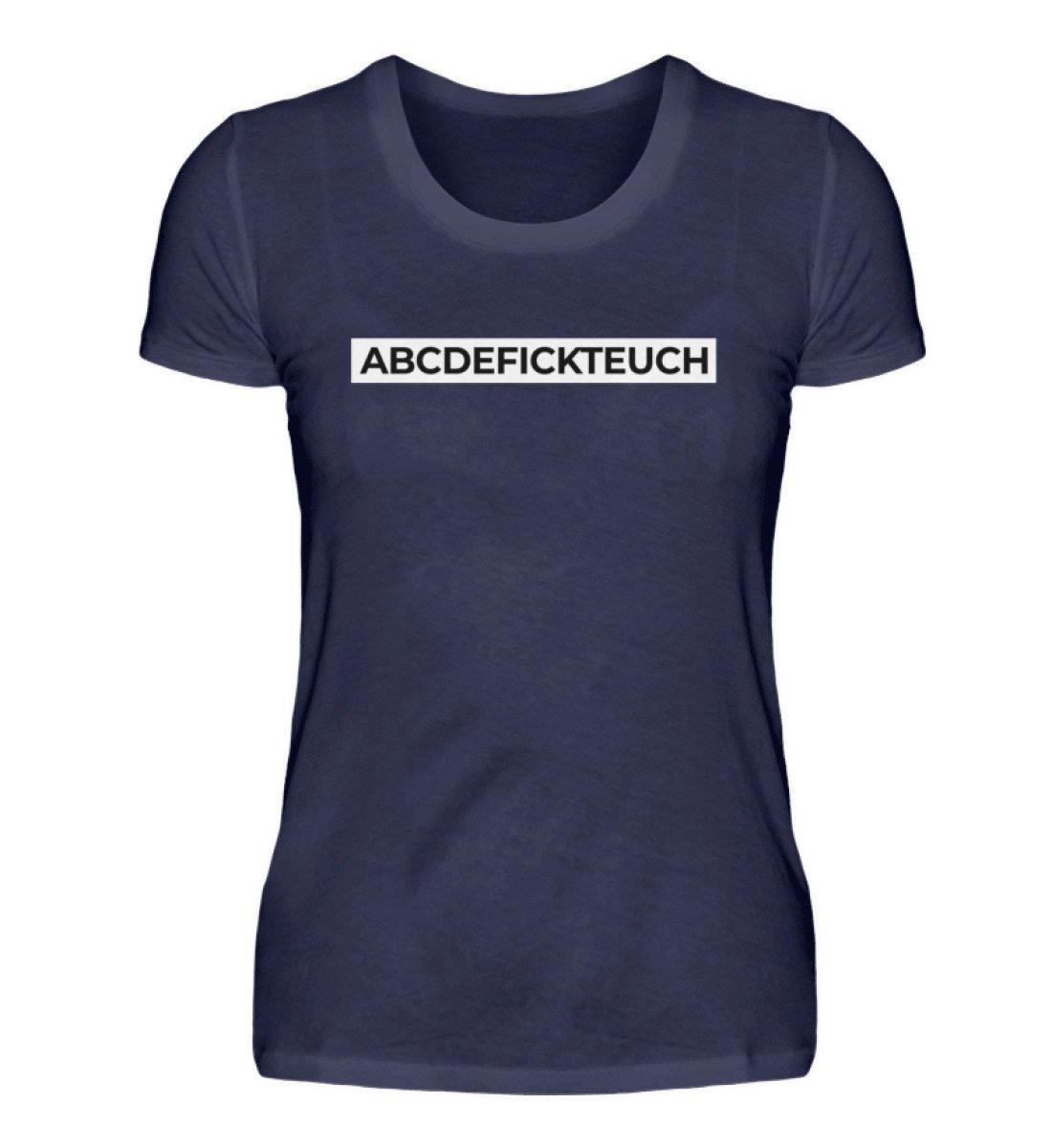 ABCDEFICKTEUCH - Words on Shirts  - Damenshirt