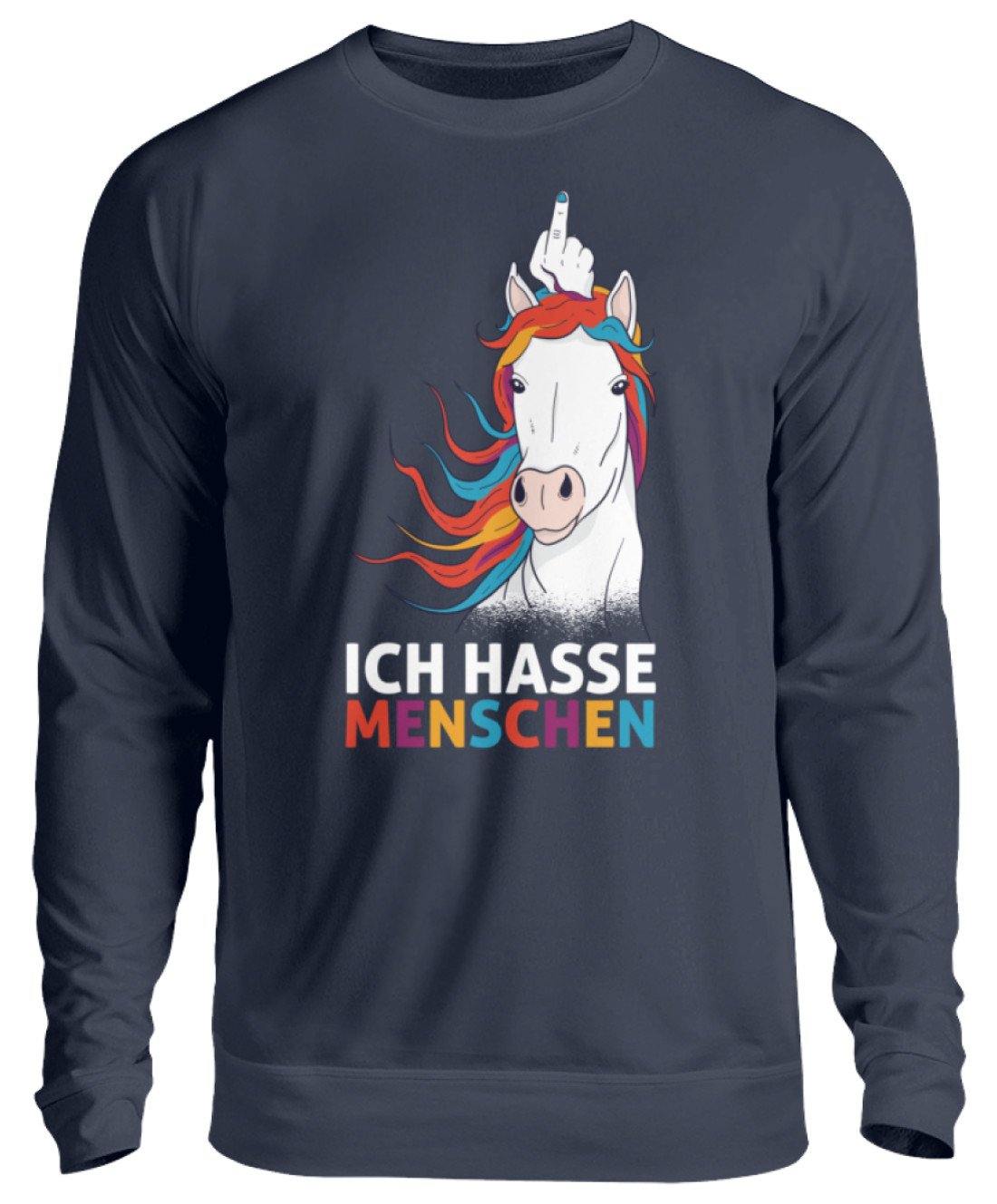 Ich hasse Menschen - Words on Shirts  - Unisex Pullover