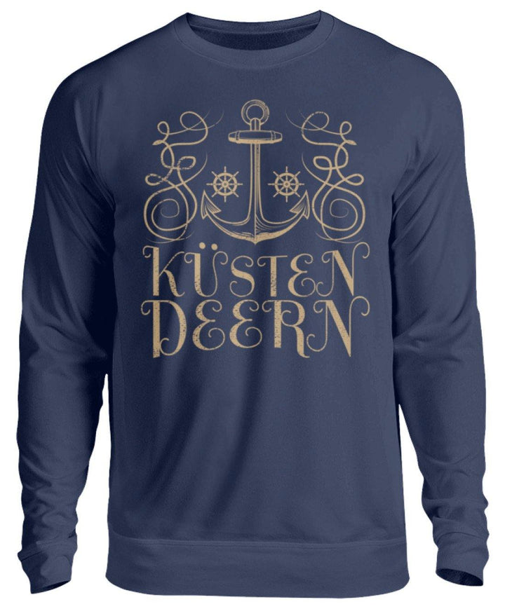 Küsten Deern - Norddeutsch  - Unisex Pullover - Words on Shirts Sag es mit dem Mittelfinger Shirts Hoodies Sweatshirt Taschen Gymsack Spruch Sprüche Statement