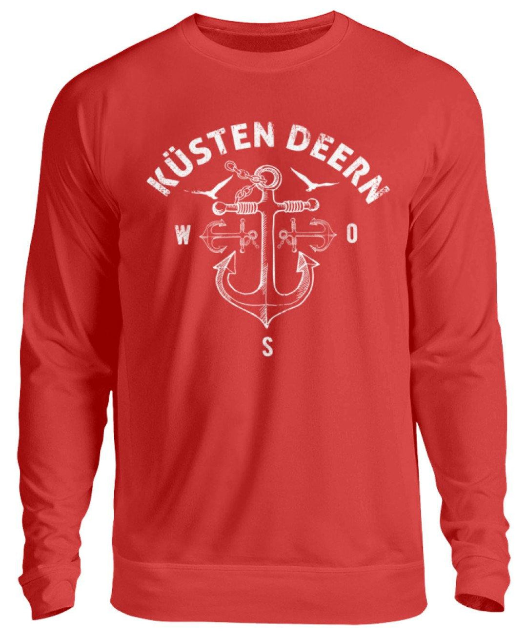 Küsten Deern 2 - Norddeutsch   - Unisex Pullover - Words on Shirts Sag es mit dem Mittelfinger Shirts Hoodies Sweatshirt Taschen Gymsack Spruch Sprüche Statement