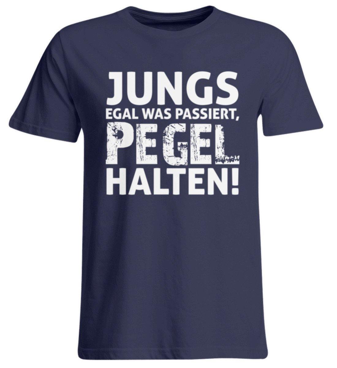 Jungs, Pegel halten.  - Übergrößenshirt