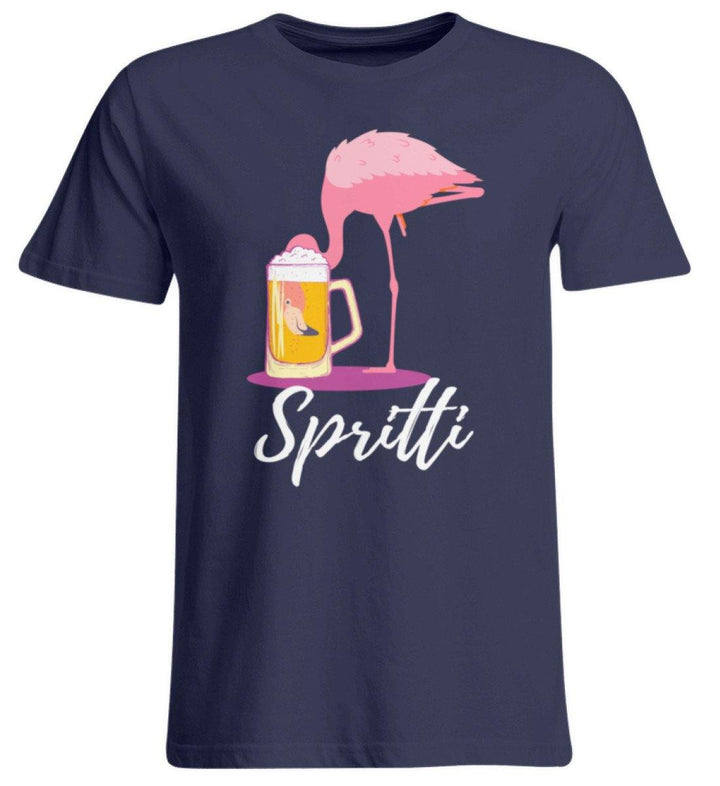 Flamingo Spritti - Words on Shirt  - Übergrößenshirt - Words on Shirts Sag es mit dem Mittelfinger Shirts Hoodies Sweatshirt Taschen Gymsack Spruch Sprüche Statement