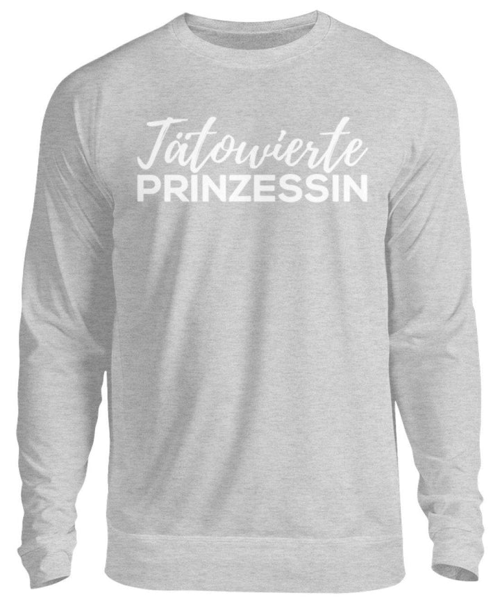 Auch eine Prinzessin haut dir eine rein. - Words on Shirt  - Unisex Pullover - Words on Shirts Sag es mit dem Mittelfinger Shirts Hoodies Sweatshirt Taschen Gymsack Spruch Sprüche Statement