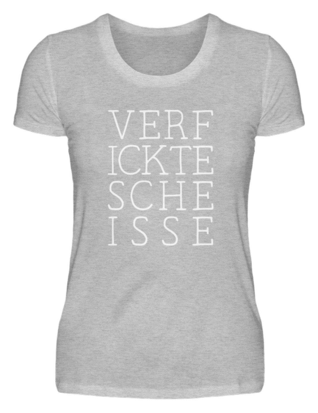 Verf ickte sche isse - Words on Shirts  - Damenshirt - Words on Shirts Sag es mit dem Mittelfinger Shirts Hoodies Sweatshirt Taschen Gymsack Spruch Sprüche Statement