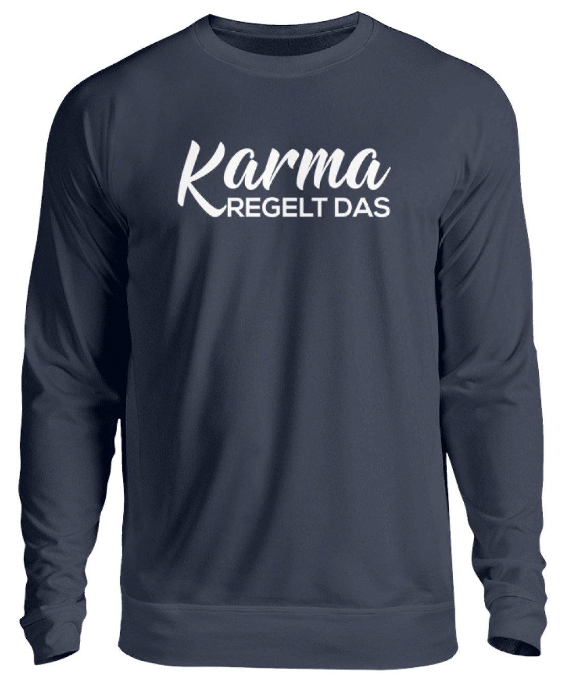 Karma regelt das - Words on Shirts  - Unisex Pullover