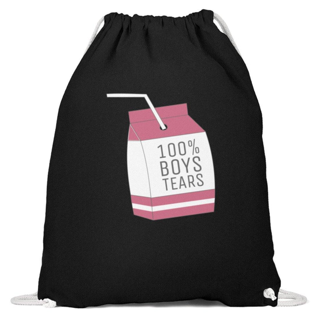 100% Boys Tears  - Baumwoll Gymsac - Words on Shirts