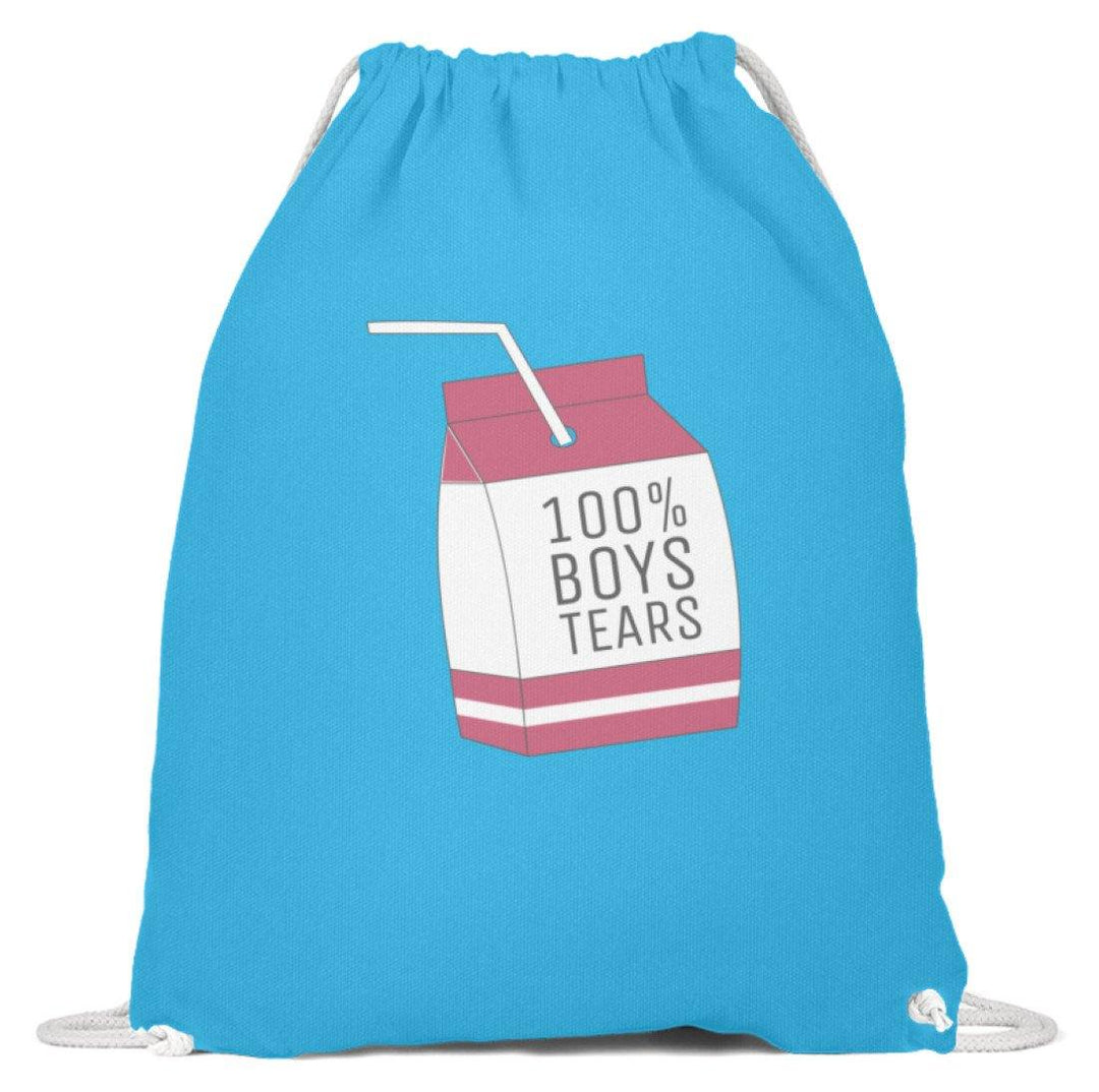 100% Boys Tears  - Baumwoll Gymsac - Words on Shirts