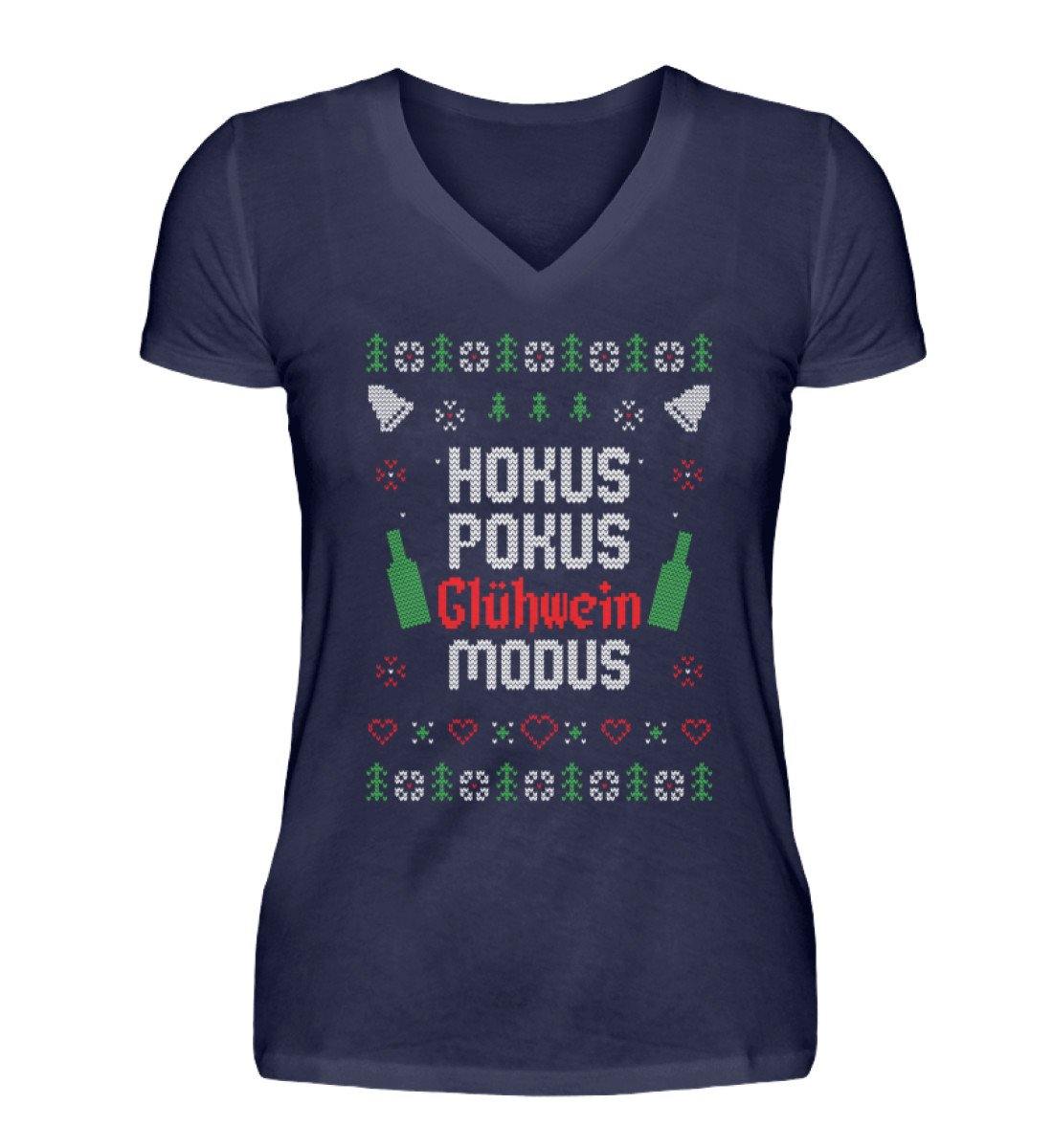 Hokus Pokus Glühwein Modus  - V-Neck Damenshirt