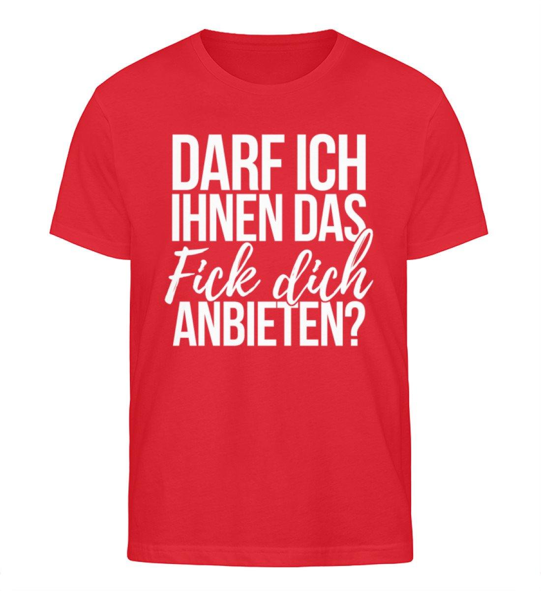 Darf ich ihnen das Fick dich anbieten?  - Herren Organic Shirt