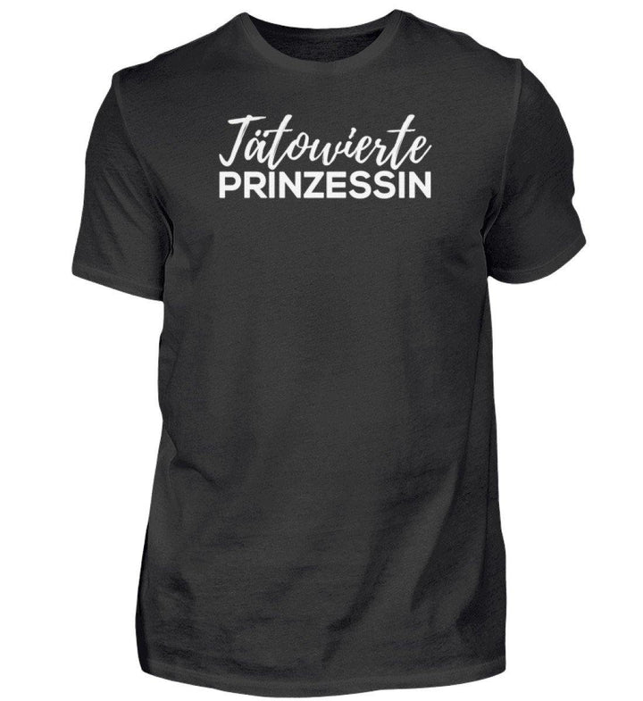 Tätowierte Prinzessin Words on Shirts PR  - Herren Premiumshirt - Words on Shirts Sag es mit dem Mittelfinger Shirts Hoodies Sweatshirt Taschen Gymsack Spruch Sprüche Statement