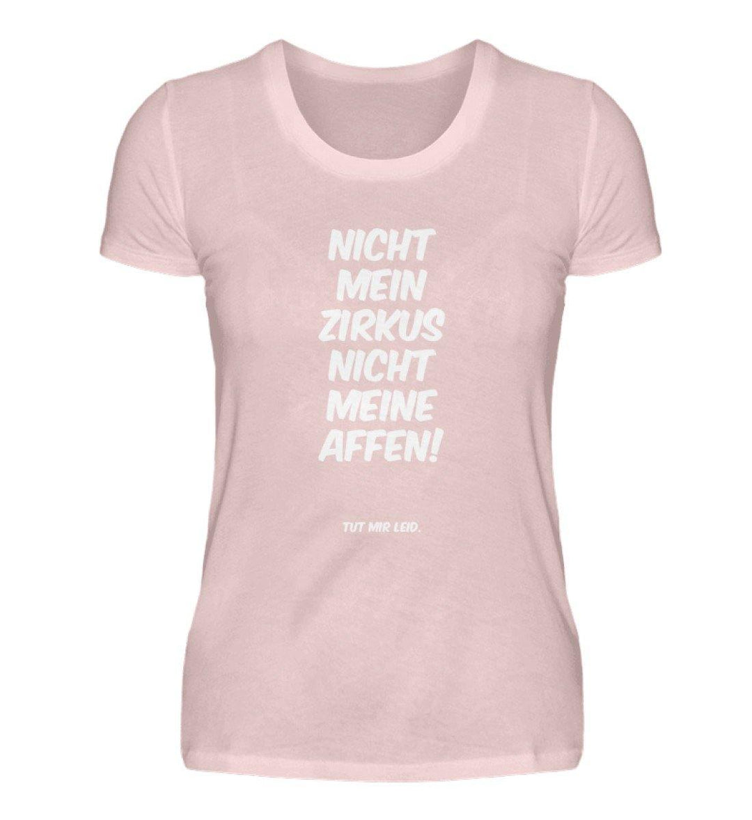 Mein Zirkus Affen - Words on Shirts - PR  - Damen Premiumshirt - Words on Shirts Sag es mit dem Mittelfinger Shirts Hoodies Sweatshirt Taschen Gymsack Spruch Sprüche Statement