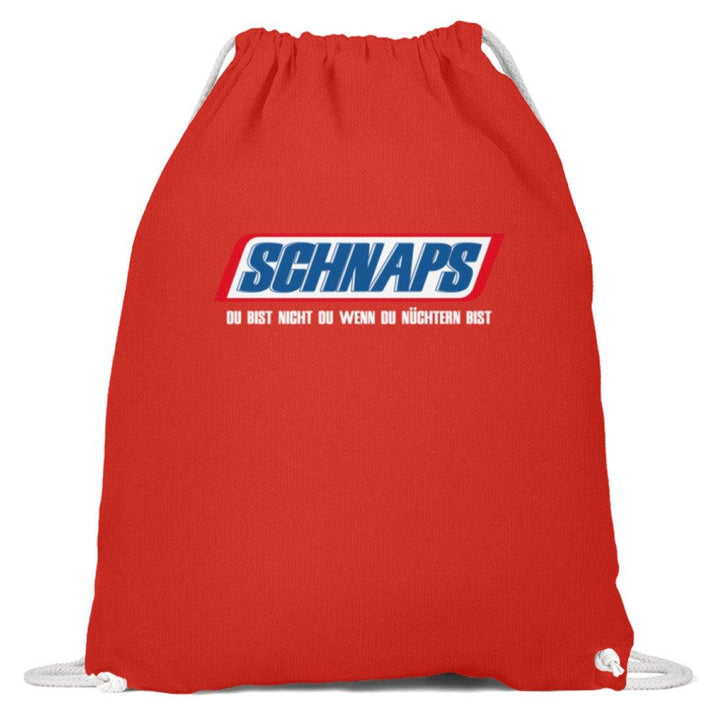 Schnaps - Wenn du nüchtern bist  - Baumwoll Gymsac - Words on Shirts Sag es mit dem Mittelfinger Shirts Hoodies Sweatshirt Taschen Gymsack Spruch Sprüche Statement