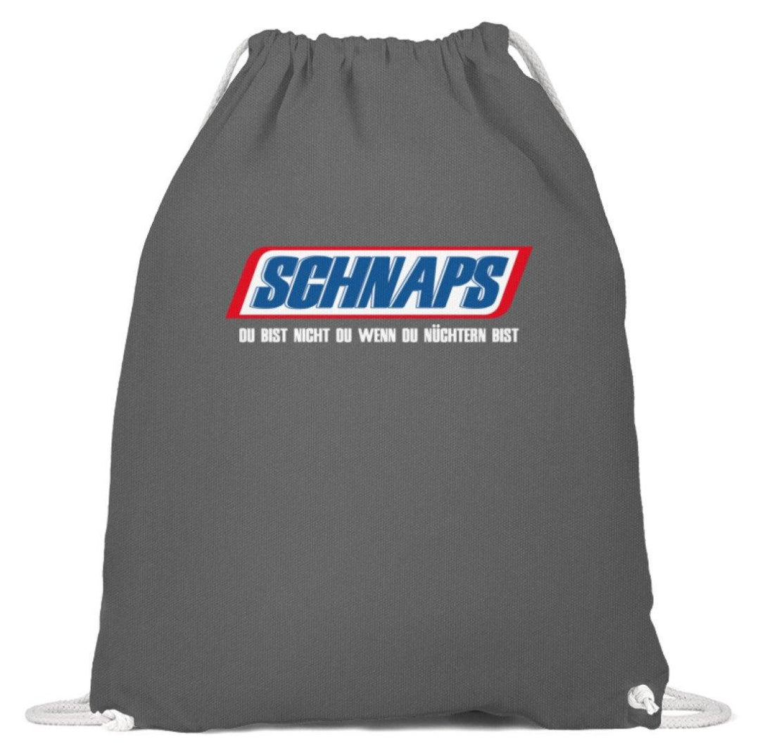 Schnaps - Wenn du nüchtern bist  - Baumwoll Gymsac - Words on Shirts Sag es mit dem Mittelfinger Shirts Hoodies Sweatshirt Taschen Gymsack Spruch Sprüche Statement