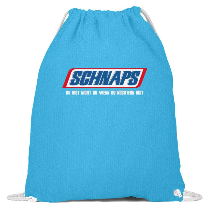 Schnaps - Wenn du nüchtern bist  - Baumwoll Gymsac - Words on Shirts Sag es mit dem Mittelfinger Shirts Hoodies Sweatshirt Taschen Gymsack Spruch Sprüche Statement